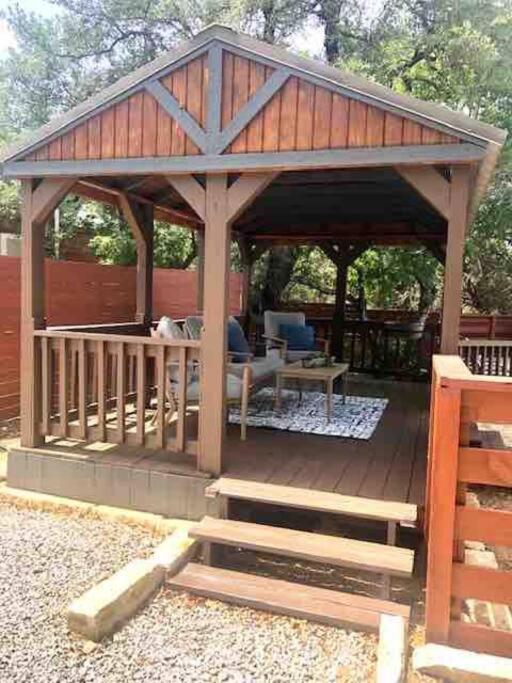The Longhorn Cabin - Cabins At Rim Rock Austin Exterior foto